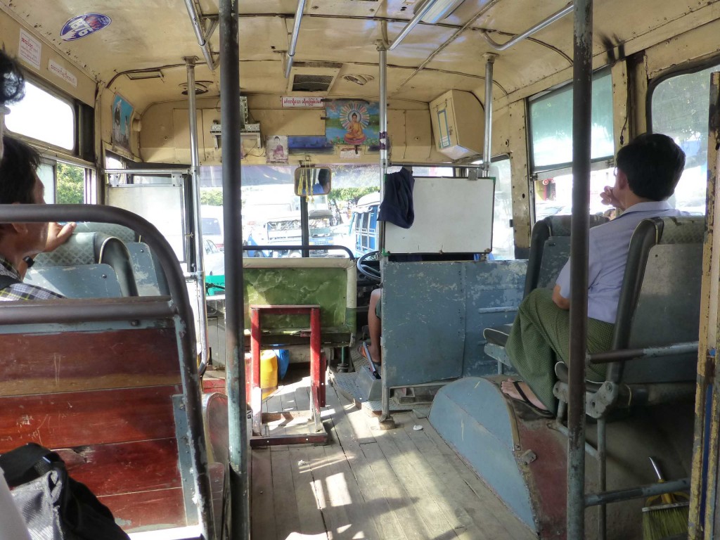 Внутри автобуса