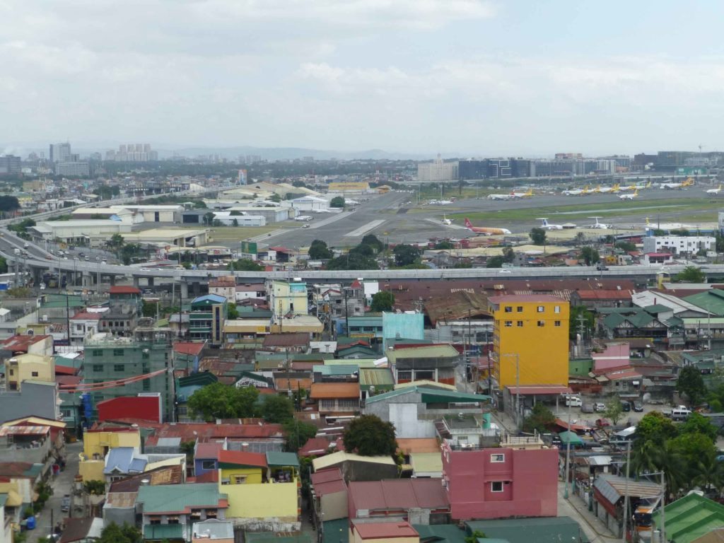 Вид с крыши на аэропорт